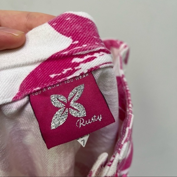 Vintage Rusty Floral Cropped Pants - Picture 9 of 10